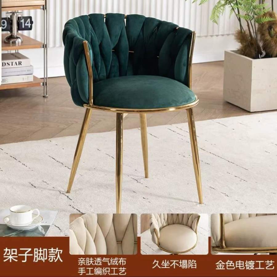 Commercial High-End Velvet Dining Chairs - B2B Engineering Wholesale Custom Furniture Factory - Image 2