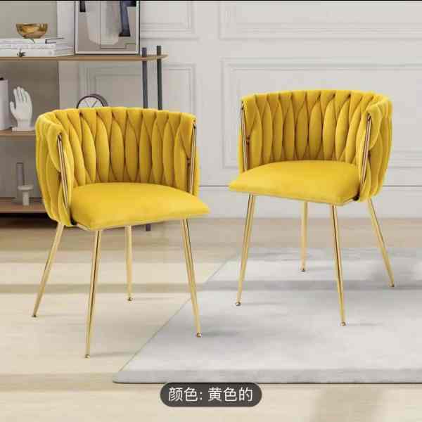 American Country Velvet Dining Chairs - B2B Engineering Wholesale Furniture Factory Customization