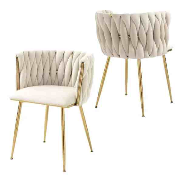 Light Luxury Style Velvet Dining Chairs - B2B Custom Production High-End Furniture Wholesale