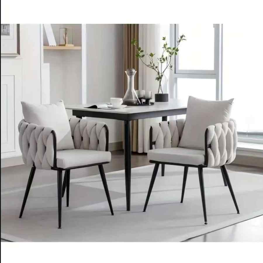 Fireproof Velvet Dining Chairs - B2B Foreign Trade Customization Bulk Wholesale Factory - Image 3