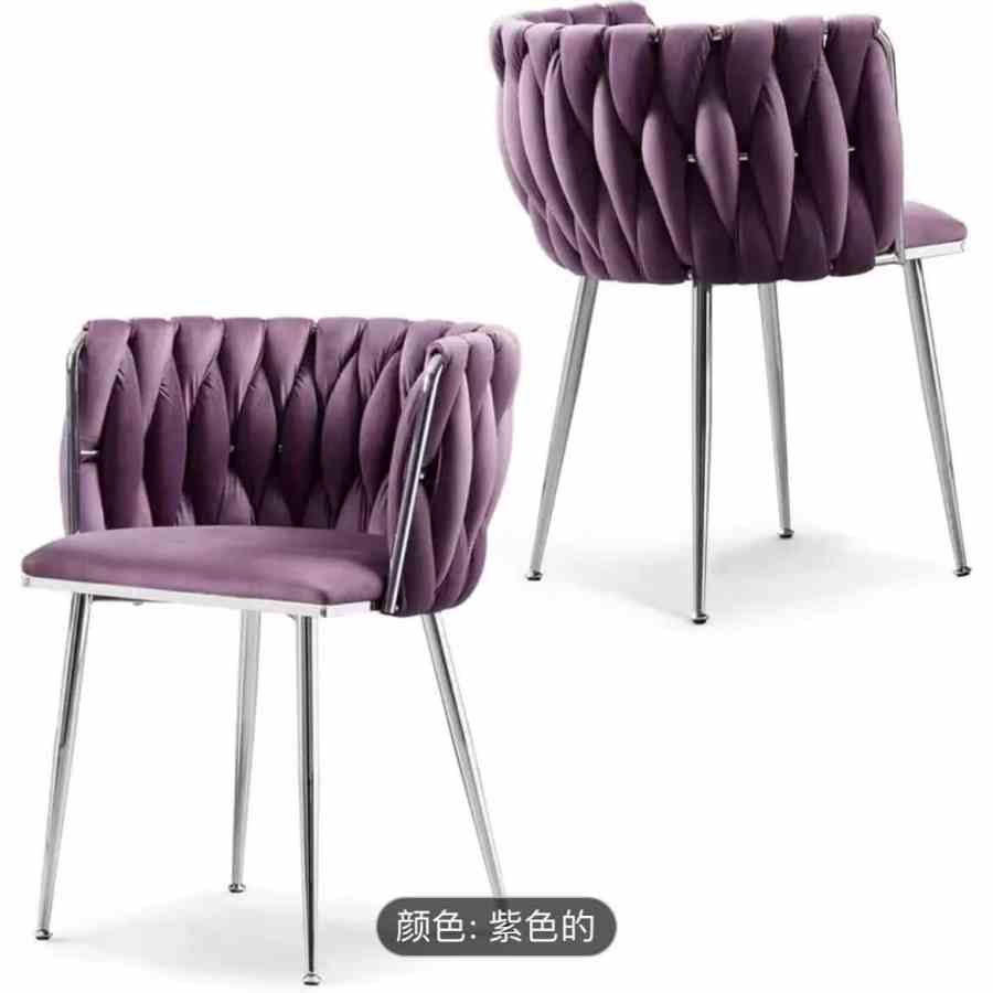 Armrest Velvet Dining Chairs - B2B Custom Production High-End Furniture Wholesale - Image 3