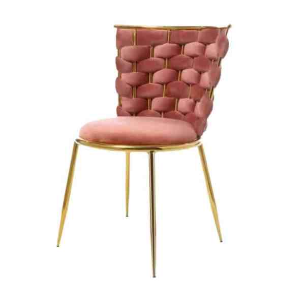 Rustic Style Velvet Dining Chairs - B2B Bulk Wholesale Furniture Factory Foreign Trade Supply