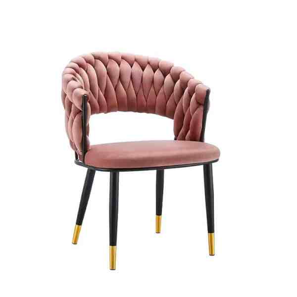Retro Velvet Dining Chairs - Custom B2B Wholesale Foreign Trade Furniture Factory