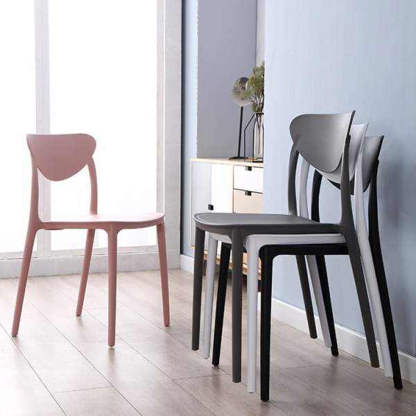 PP Outdoor Dining Chair for Family Patio Barbecues & Meals