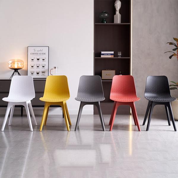 Heavy-Duty Weatherproof PP Outdoor Dining Chair for Commercial Use