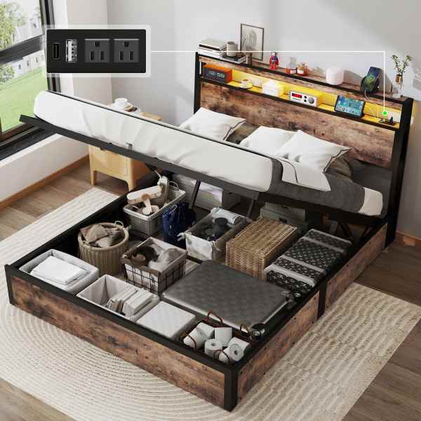 Heavy Duty Industrial Storage Bed Frame - MOQ 20（Sturdy Wood & Metal）