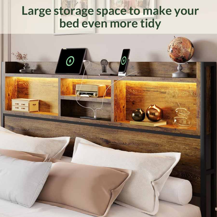 Bulk Industrial Platform Bed with Underbed Storage - MOQ 20, No Box Spring Needed - Image 5