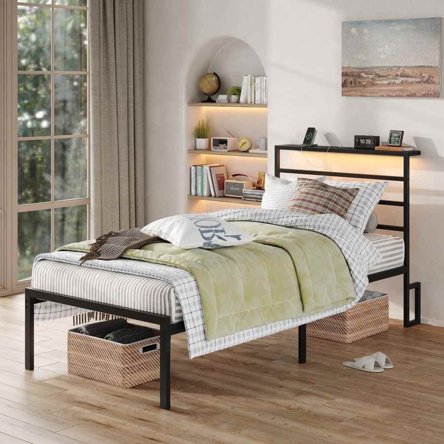 Industrial Platform Bed with Storage - MOQ 20（Sturdy Slat System） - Image 4