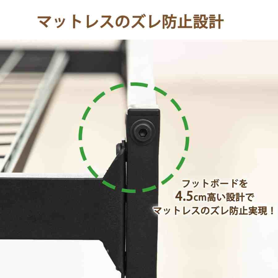 Heavy Duty Storage Bed Frame - MOQ 20（Industrial Wood Metal Construction） - Image 3