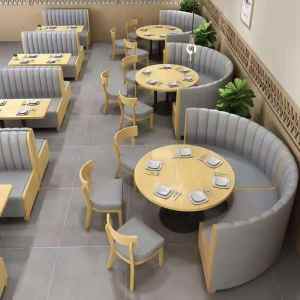 Wood-Frame Restaurant Booths - China Export Commercial Furniture Supplier