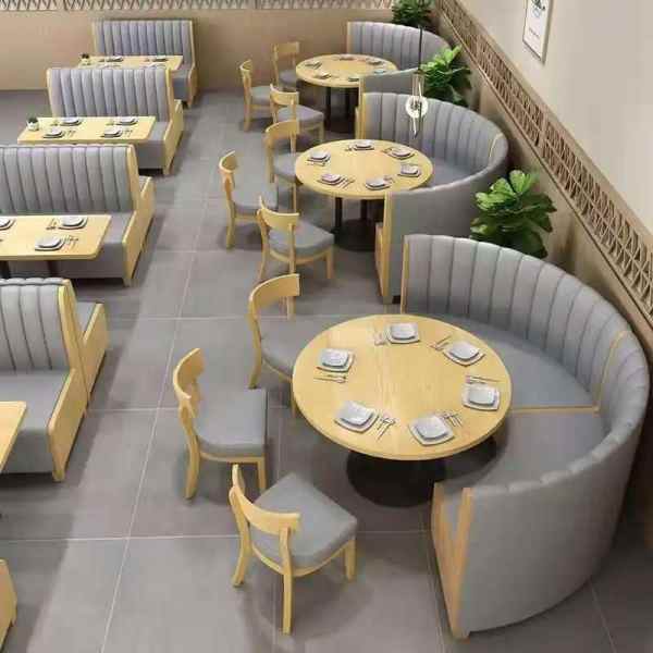 Wood-Frame Restaurant Booths - China Export Commercial Furniture Supplier