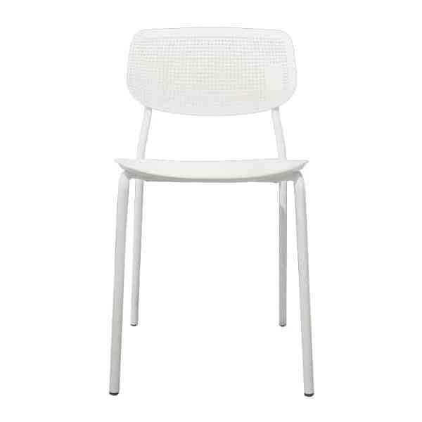 Colorful PP Outdoor Dining Chair for Vibrant Café Outdoor Decor