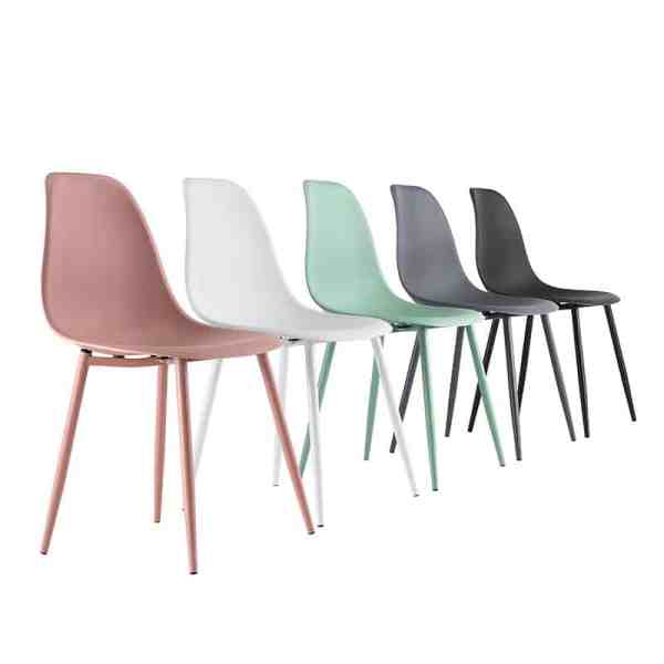 Ergonomic PP Outdoor Dining Chair for Comfortable Patio Meals