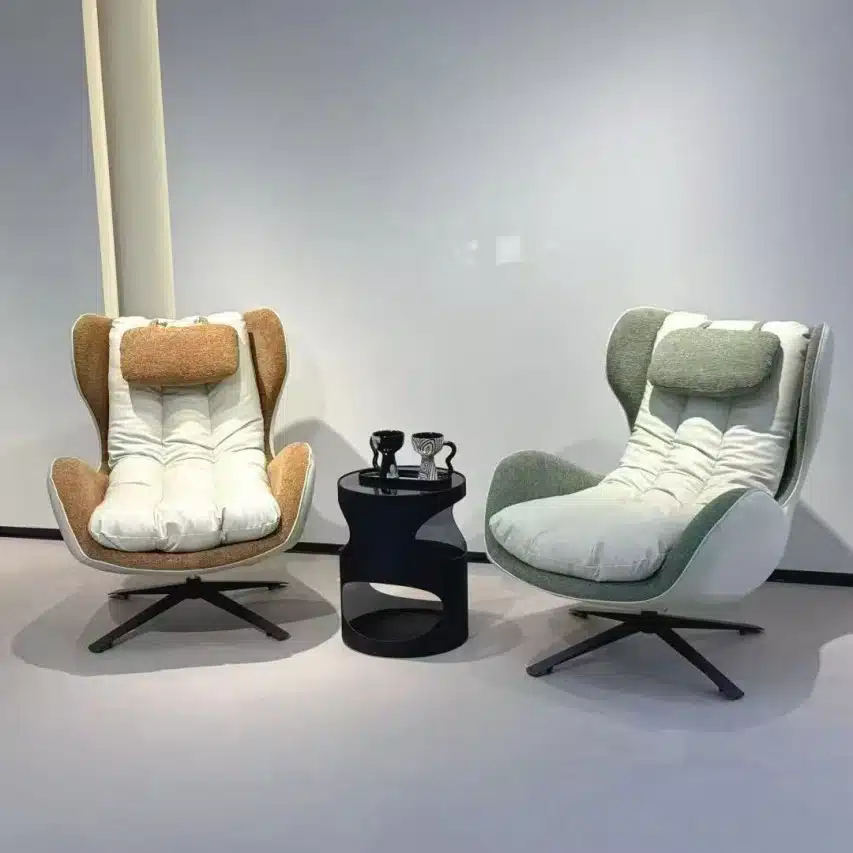 Cozy Patterned Lounge Chair for Home Living & Hotel Suites