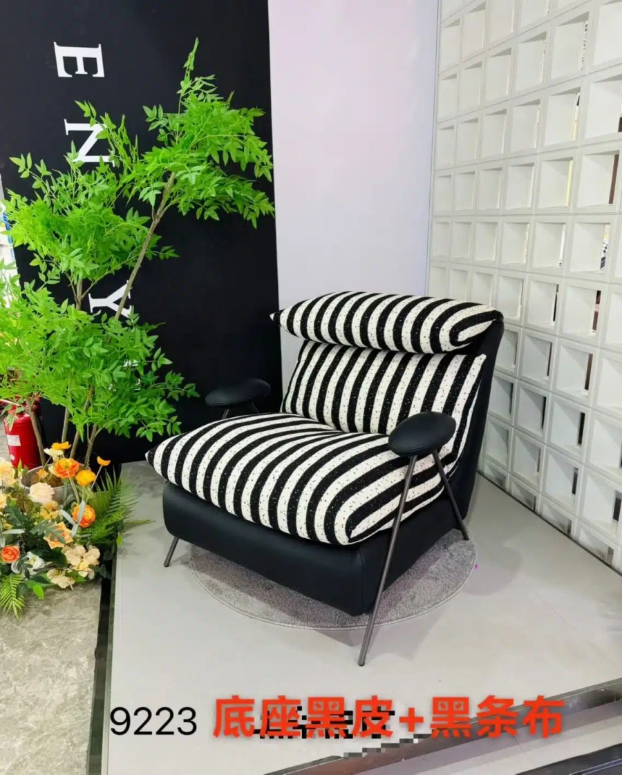High-Quality Leather Lounge Chair (Model 9227) for Hotel Projects - Image 4