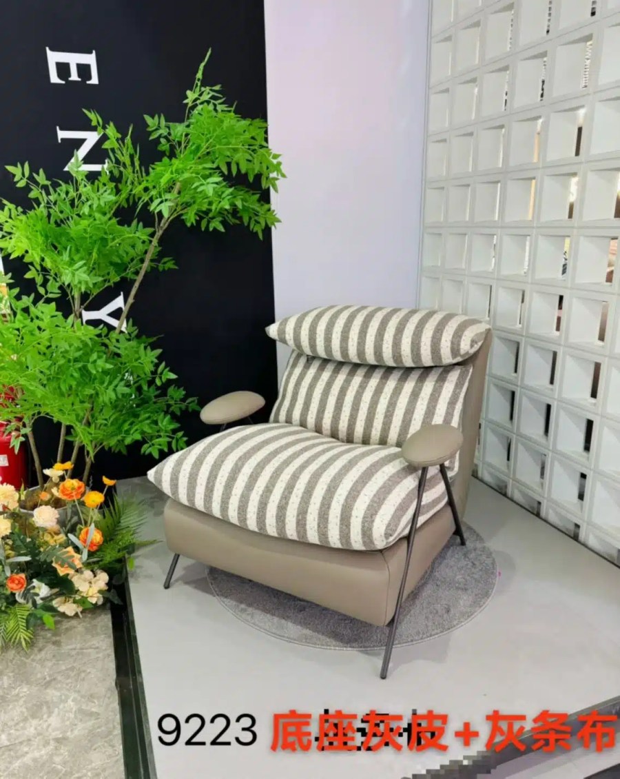 High-Quality Leather Lounge Chair (Model 9227) for Hotel Projects - Image 3