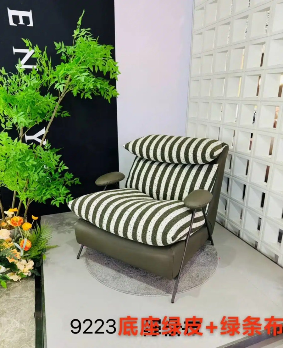 High-Quality Leather Lounge Chair (Model 9227) for Hotel Projects - Image 2