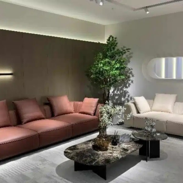 Premium Leather Living Room Sofa - China Export Luxury Home Use