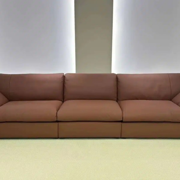 Pet-Friendly Leather Living Room Sofa - China Export Durable Material