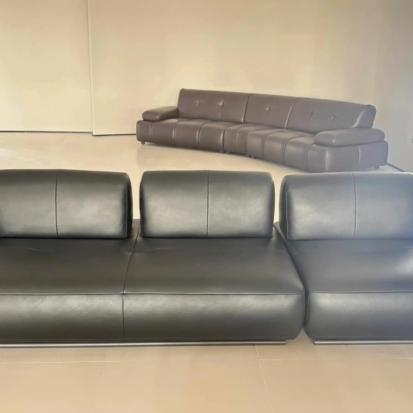 Sectional Leather Living Room Sofa - China Export Flexible Layouts
