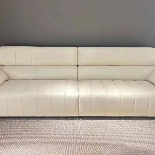 Leather Living Room Sofa China Factory - Durable for Family Use