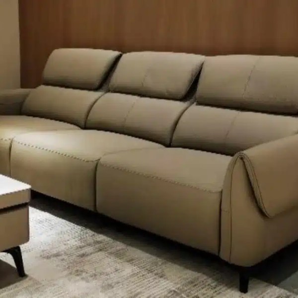 Luxury Leather Living Room Sofa - China Factory High-End Export