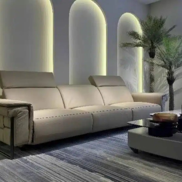 Top-Grain Leather Living Room Sofa - China Manufacturer Supply