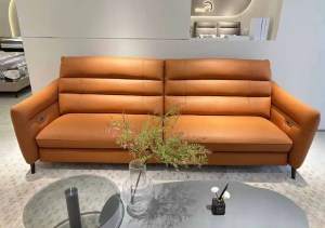 China Factory Leather Living Room Sofa - Custom Upholstery Options