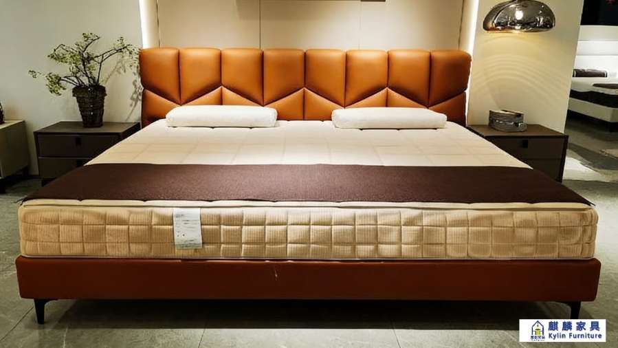 Sturdy Upholstered Bed for Hotel - China Made, MOQ 5 Wholesale