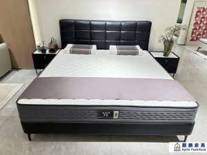 Export Upholstered Bed - China Made Hotel Apartment Furniture, MOQ 5