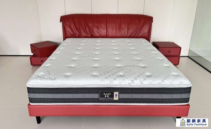 Hotel Upholstered Bed with Padded Headboard - China Made, MOQ 5