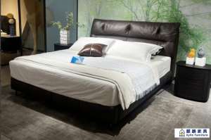 Hotel Apartment Upholstered Storage Bed - China Made, MOQ 5