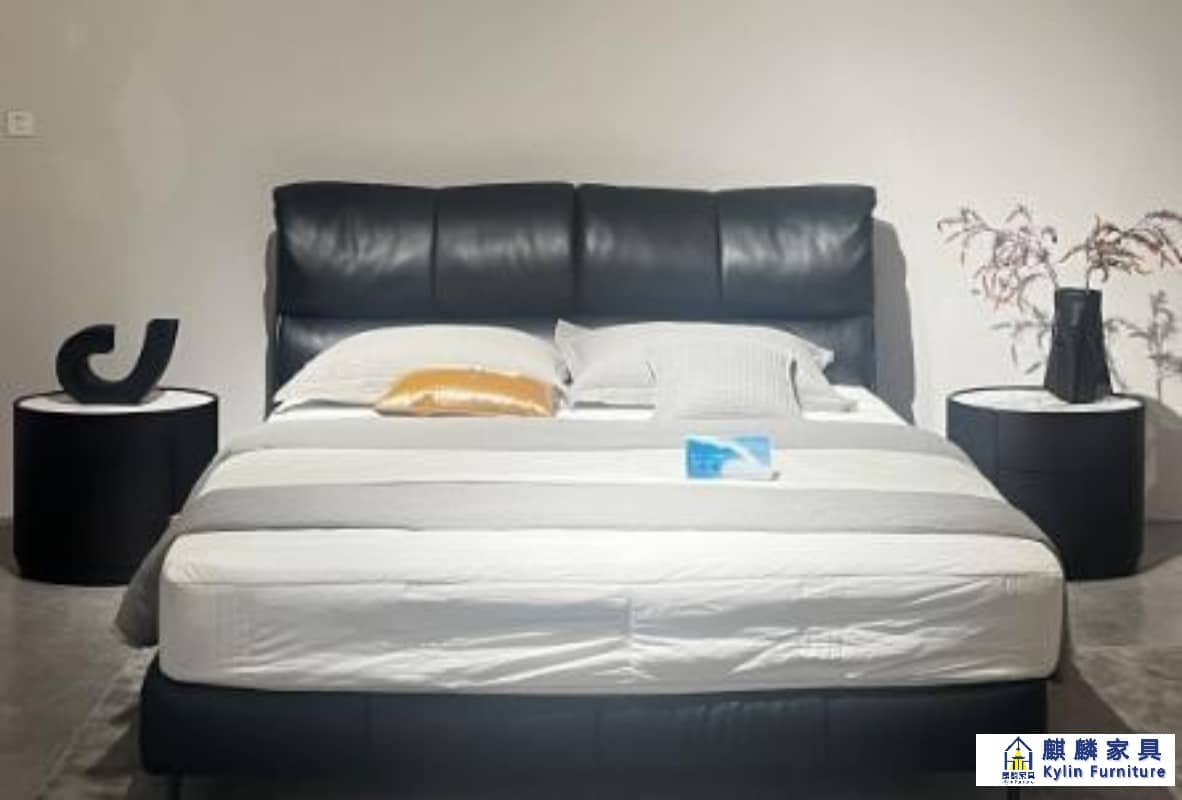 Luxury Upholstered Bed - China Manufacturing, MOQ 5 for Hotel Export