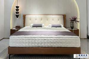 China Made Upholstered Bed Frame - Hotel Use, MOQ 5 Wholesale