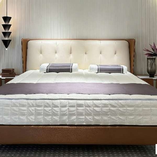 China Made Upholstered Bed Frame - Hotel Use, MOQ 5 Wholesale