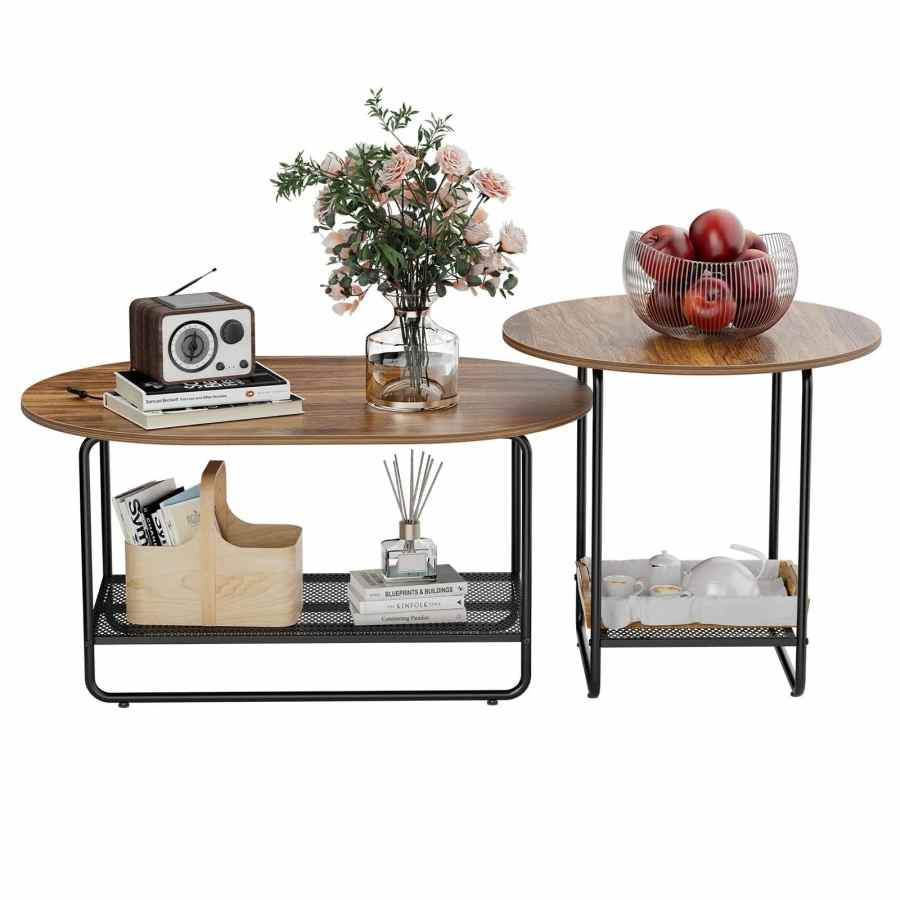 Metal Coffee Table with Shelf MOQ 50 - China Factory Extra Storage - Image 4