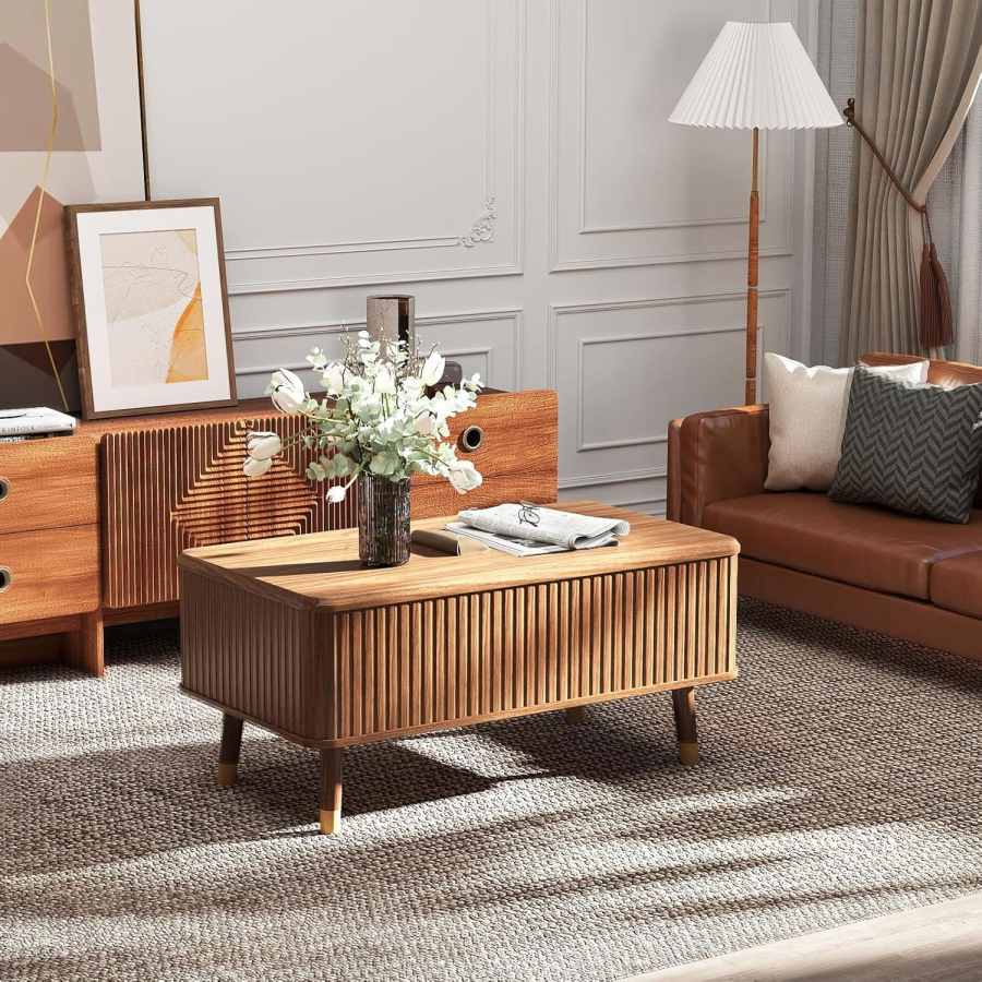 Wooden Coffee Table for Living Rooms MOQ 50 - China Factory Export - Image 5