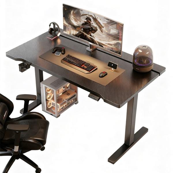 Gaming Room Electric Standing Desks - Ergonomic Height Adjustable, Chinese Factory Export, MOQ 20
